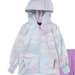 Nike Toddler Girls' Therma Full-Zip Hoodie Size 5-6 Years